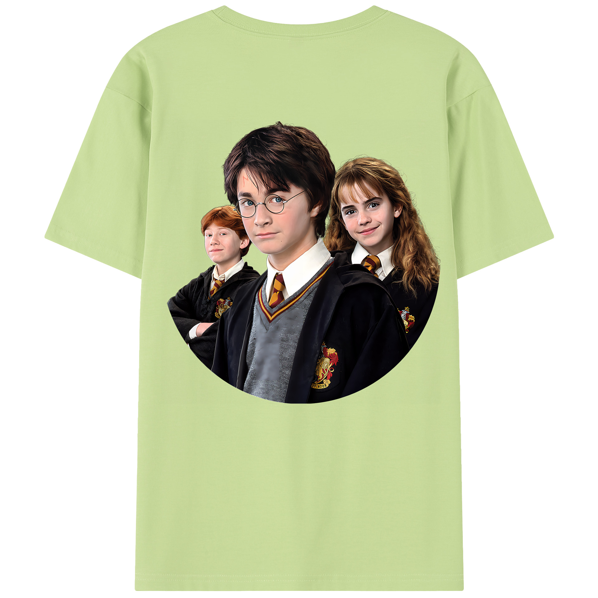 （画像用） Harry Potter ハリー・ポッターシリーズ 綿100％半袖Tシャツ（背面プリント）